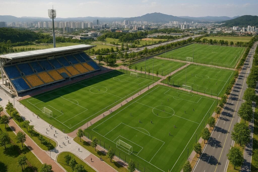 Korea Football Park Opens in Cheonan A National Sports Hub